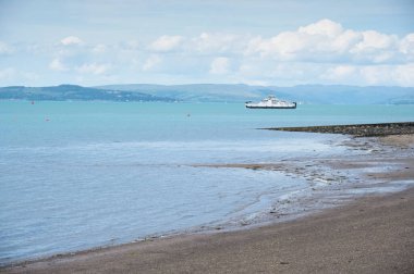 Largs 'tan kalkıp Millport' a giden feribot gemisi.