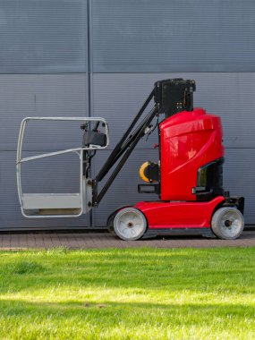 Access equipment for high working platform height safety at construction building site UK