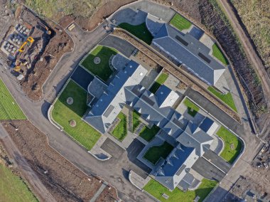 İskoçya 'nın Renfrewshire kırsalında lüks konut geliştirme