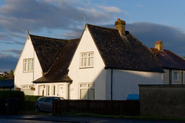 Glasgow İngiltere 'nin yoksul kesimindeki konut