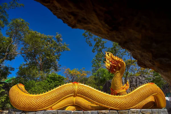 Udon Thani Thailand December 2020 Twin Stucco Schilderde Als Een — Stockfoto