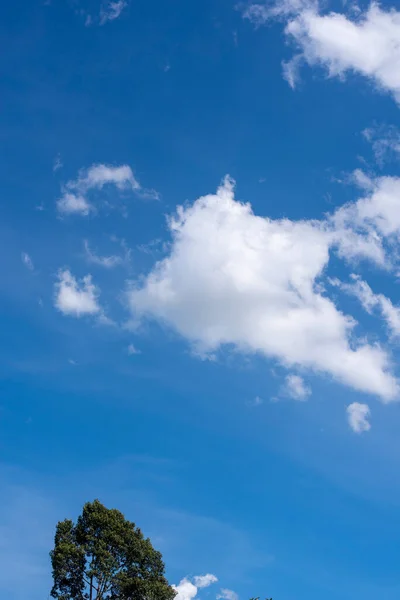 Cielo Azul Con Nubes Blancas — Foto de Stock