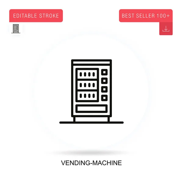 Значок Плоским Вектором Автомата Векторно Изолированные Метафорные Иллюстрации Концепции — стоковый вектор