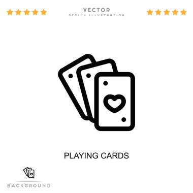 Kart simgesi oynuyorum. Dijital bozulma koleksiyonundan basit bir element. Şablonlar, bilgi grafikleri ve daha fazlası için kart simgesi çalınıyor