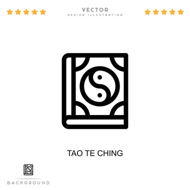 Tao te ching icon. Simple element from digital disruption collection. Line Tao te ching icon for templates, infographics and more clipart