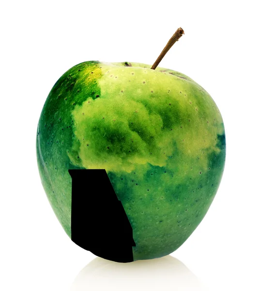 Giftiga apple frukt — Stockfoto