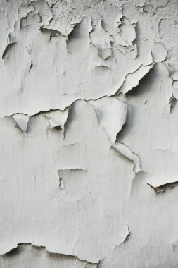 Bazı peeling boya ile duvar