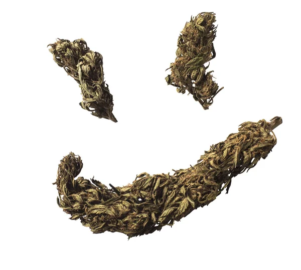 Sonrisa de ganja — Foto de Stock