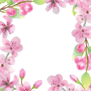 Anneler Günü tebrik kartı. Metin için boş yeri olan çerçeve. 