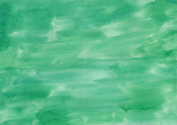 Aquarelle fond vert. Texture aquarelle. — Photo
