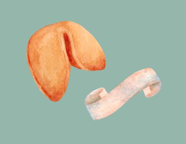 Şans kurabiyeleri. Kehanetleri olan kurabiye. Nesneleri ayarla.