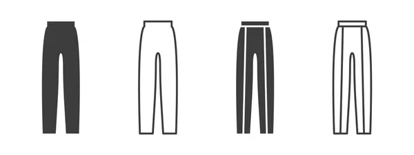 パンツアイコン 女性のパンツの看板 服のシンボルコンセプト ベクターイラスト — ストックベクタ