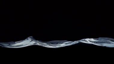 Karşı siyah damla su