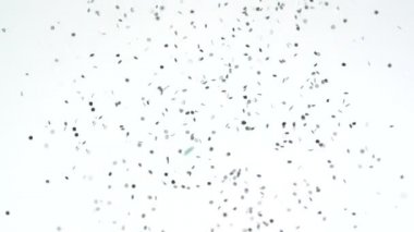 Havada düşen glitter