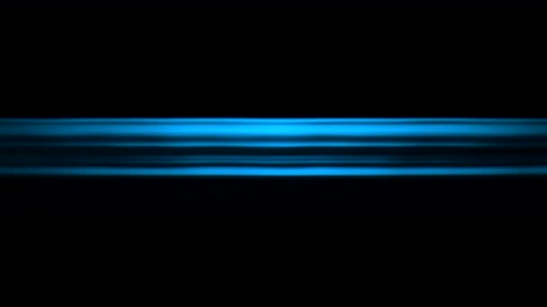Ondulation de l'eau avec lumière bleue — Video