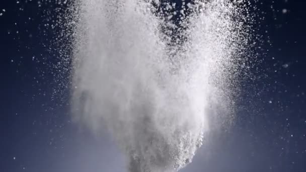 White powder explosion — Stock Video