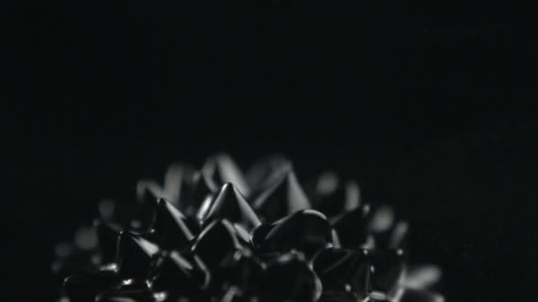 Ferrofluid on black background — Stock Video