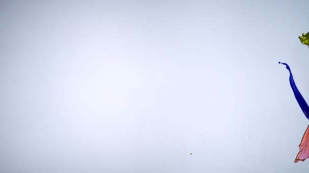 éclaboussure d'eau colorée 