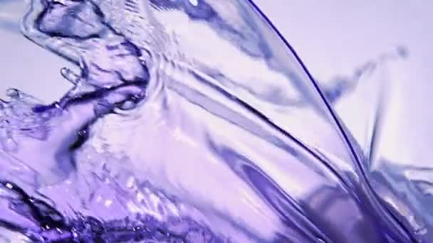 Barevné vody splash — Stock video
