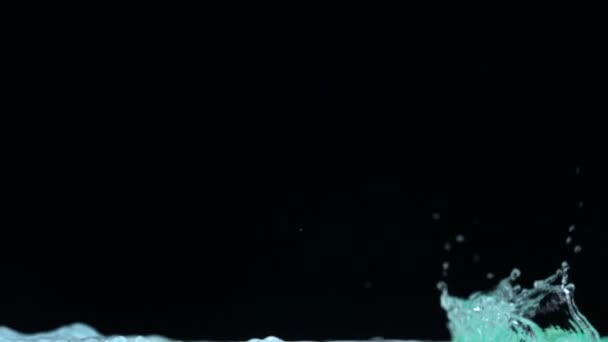 彩水飞溅 — 图库视频影像