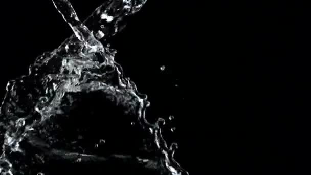 Šplouchnutí vody — Stock video
