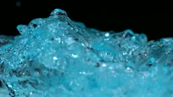 Salpicadura de agua de color — Vídeos de Stock
