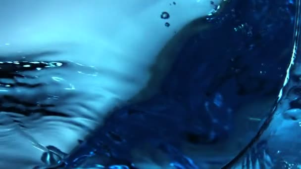 Colored water splash — Stock Video