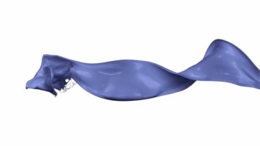 Mor boya sıçrama havada