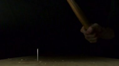 Ahşap panel çivi çekiç