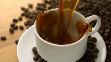 Kahve Kupası aşırı dökülen