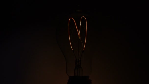 Lighting light bulb — Stock Video