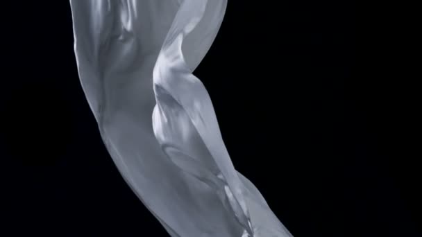 Flowing white cloth — Stock Video