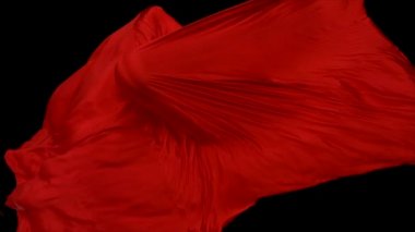 Havada uçan ipek kumaş