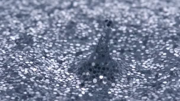 水放水制作波纹 — 图库视频影像