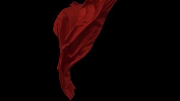 真丝织物在空中飞舞 — 图库视频影像