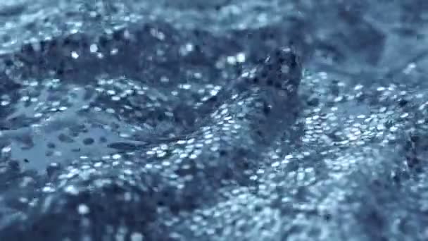 Wellen im glitzernden Wasser — Stockvideo