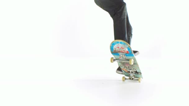 Skateboard hoppa — Stockvideo