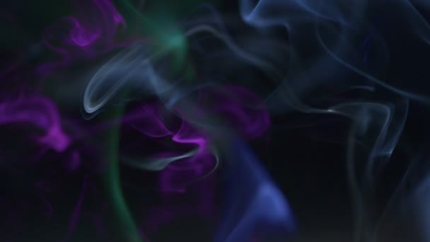 Onde de fumée colorée 