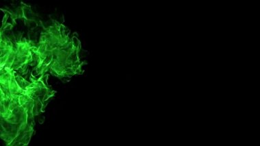 Renkli ateş topu patlama