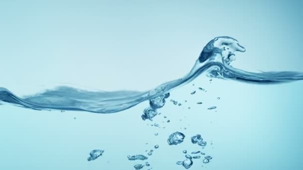 Vodní hladina šplouchání — Stock video