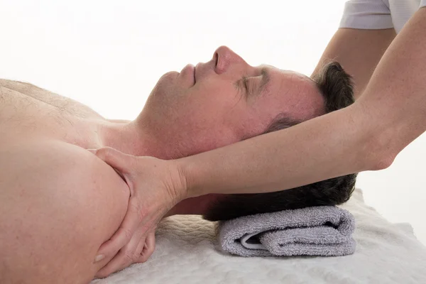 Osteopatía facial y craneal en una sala médica —  Fotos de Stock