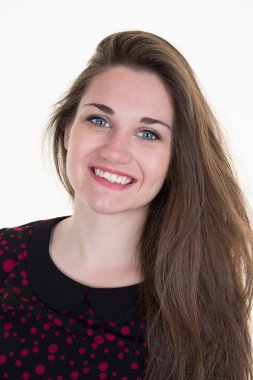 Temiz Cilt ile genç kadının güler yüz 