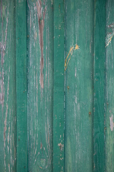 Grungy madera tablones verticales textura de la pared con pintura de pelado azul — Foto de Stock