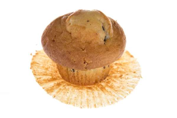 Chocolade chip muffins geïsoleerd op wit, geïsoleerd — Stockfoto