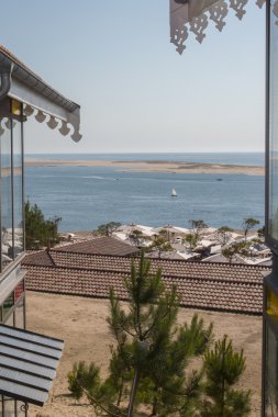 Görünümü Fransa Güney Batı Körfezi ve lüks resort.