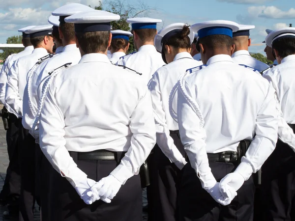 儀式中に軍事パレードのクローズ アップ — ストック写真