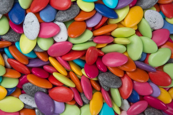 Tatlı ve parlak renkli şeker çikolata — Stok fotoğraf