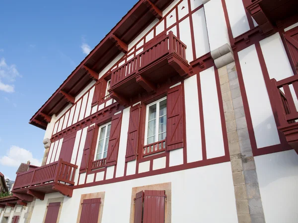 Typical Basque house in Biarritz, Basque Country, France — Stock Photo, Image