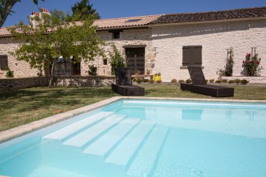 Mimarisi, Yüzme Havuzu, açık havada güzel villa