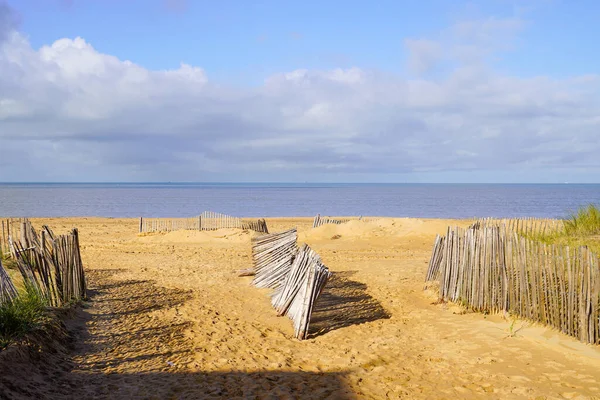 法国Chatelaillon Plage城海沙洲海滩通道 — 图库照片